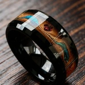 Blue Timber Ring