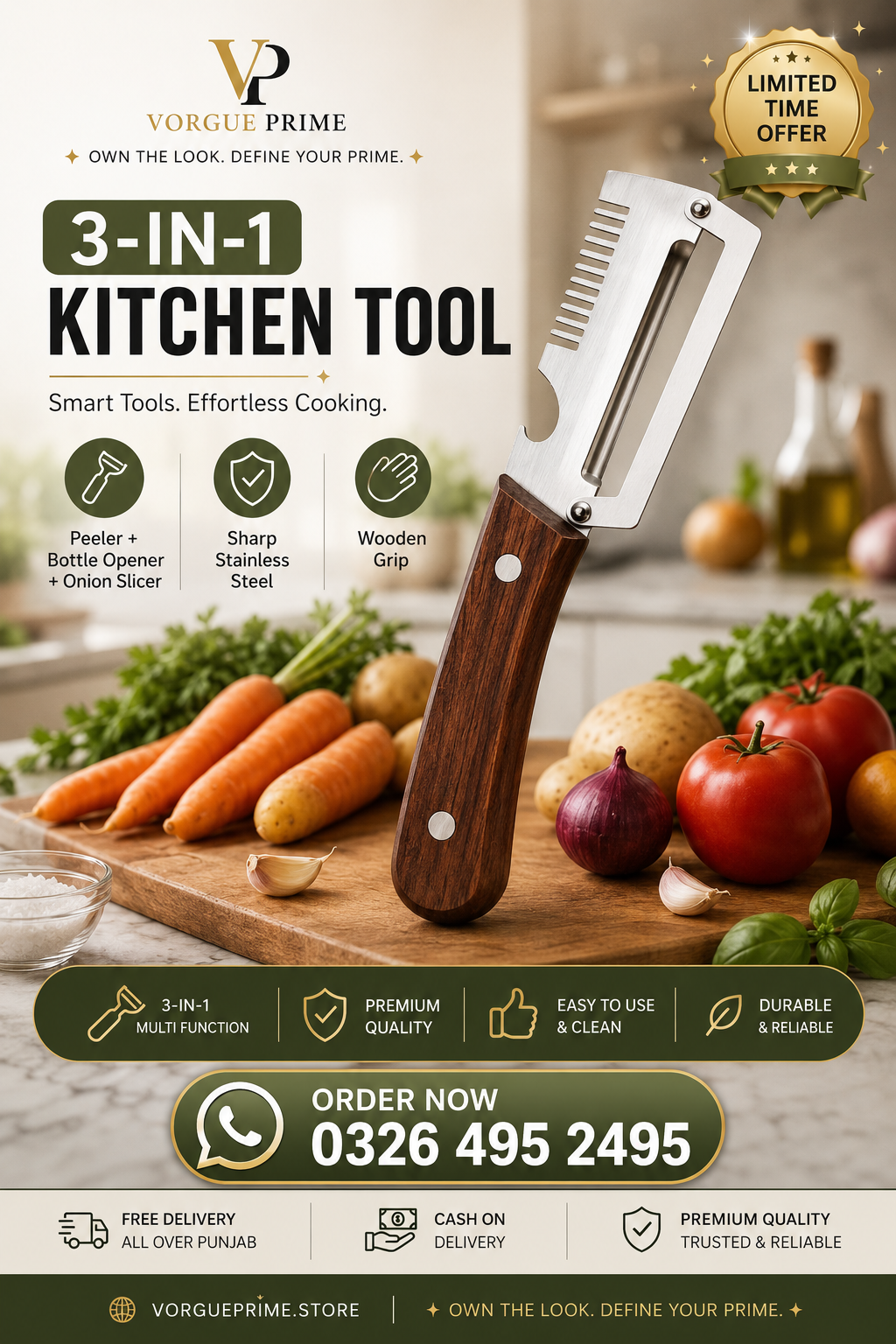 3-in-1 Kitchen Tool